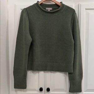 J. Crew Forest Green Crew Neck Sweater